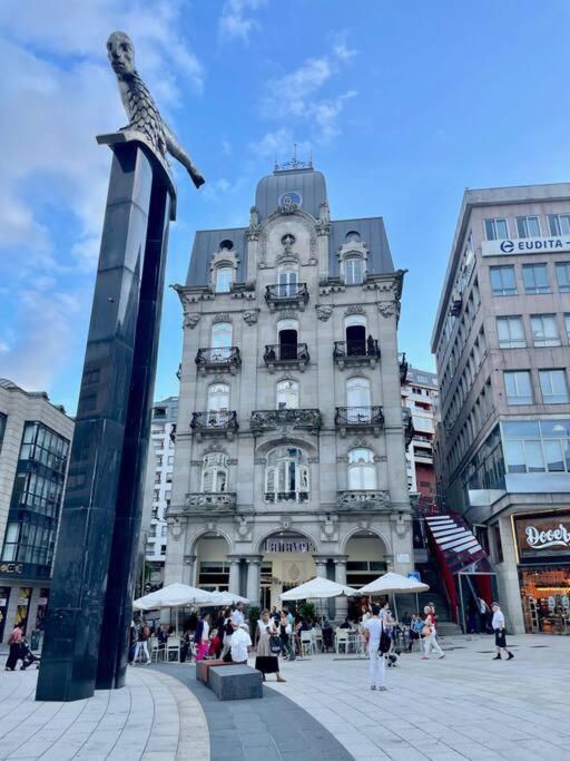 Espectacular Casa Centro De Vigo Villa Exterior foto